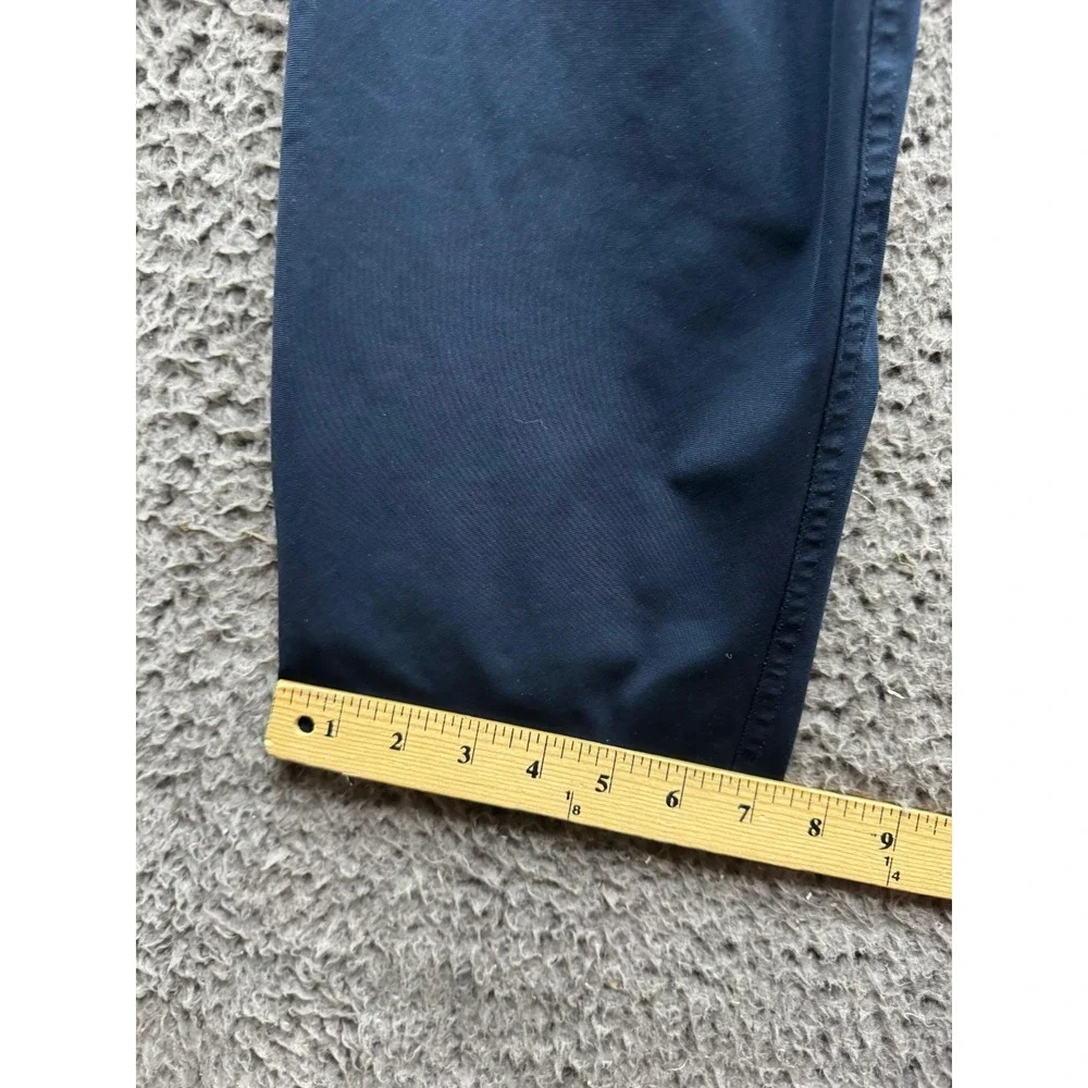 Lululemon Slim Fit Warpstreme ABC Chino Pants Trousers True Navy Mens Size 36